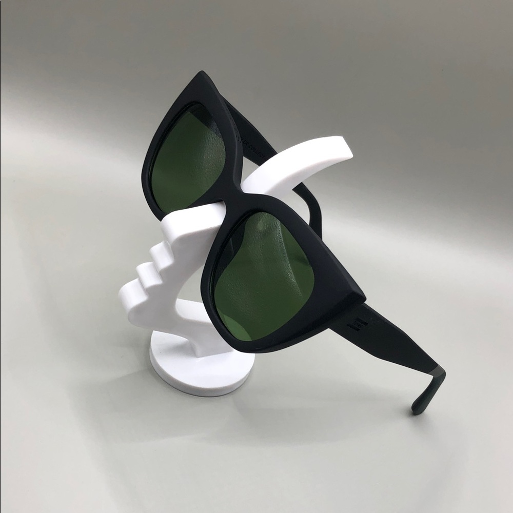 Tom's Traveler Collection Black Cat Eye Sunglasses